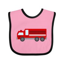 Inktastic Fire Truck (Red) Boys or Girls Baby Bib