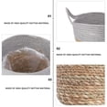 thumbnail image 4 of unbranded 1Ud Cesta De Almacenamiento De Ratán Natural Con Estilo Para Hogar Y Jardín, 4 of 7