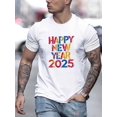 thumbnail image 1 of Camiseta de diseño gráfico creativo para hombre con cuello redondo, cómoda para el verano, ideal para entrenar en el gimnasio y para el tiempo libre., 1 of 7