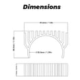 thumbnail image 4 of Disipador De Calor De Enfriamiento De Motor De Aleación De Aluminio Eficiente Con Diseño Fácil De Usar Para Motor De Extrusora Máxima K1, K1C, K1 Para Ender3 V3, 4 of 7