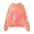 thumbnail image 4 of Mercatoo Teen Girls Half Zip Sweatshirt Long Sleeve Crop Tops Tie Dye Quarter Zip Pullover Sweatshirts Kids Girls 𝐏reppy Clothing, 4 of 4