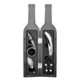 thumbnail image 2 of 5-piece Set Wine Opener Gift Set , Drip Ring, Foil Cutter, Wine Pourer and Stopper In Bottle-shaped Black, 2 of 5