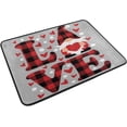 thumbnail image 2 of GZHJMY Valentine's Day Hearts Door mat Non Slip Floor Door Rug, Soft Floor Mat for Kitchen Garden Bedroom Indoor Outdoor Entrance Home Holiday Decoration 23.6" x15.7", 2 of 7