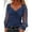 #008-Blue, variant on Womens Tops Long Sleeve V Neck Sequin Mesh Patchwork Glitter Blouse for Party Night Gift