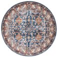 thumbnail image 2 of SAFAVIEH Bijar Johann Oriental Area Rug, Royal/Ivory, 3' x 3' Round, 2 of 8