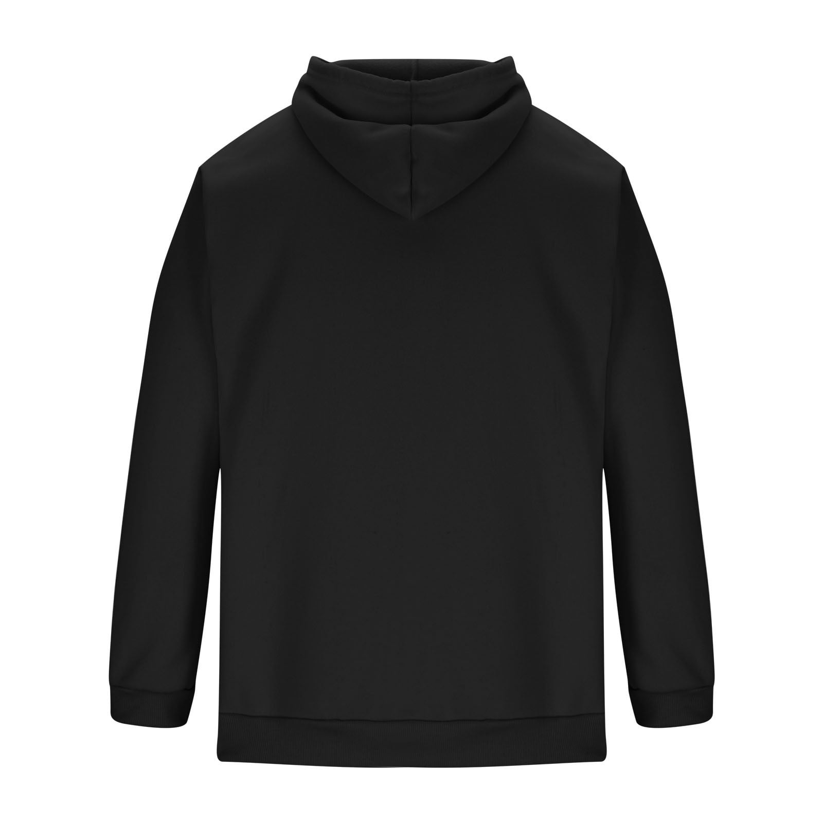 HOMADLES Mens Hoodies Long Sleeve Hoodies for Men Outdoor Sports Casual Mens Hoodies Pullover Sweatshirt With Pocket, Black 3XL
