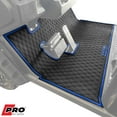 thumbnail image 5 of Xtreme Mats Full Coverage Golf Cart Floor Mat Liner - Fits EZGO S2 or S4 2022 (Hexagon flooring) with new Cushman Hauler style dash - Blue Trim, 5 of 5