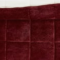 thumbnail image 2 of TRULY SOFT Basket Carved Faux Fur Cabernet King 3 Piece Comforter Set, Textured Solid Color, Adult Bedding, Oeko-TEX Certified, 2 of 7