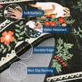 thumbnail image 6 of Garvee 5'x7' Floral Area Rug Animal Cat Carpet, Washable Boho Rugs Non Slip Low Pile Soft Indoor Floor Mat for Living Room Bedroom Dining Room, Black, 6 of 6