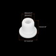 thumbnail image 2 of 15Pcs grommet de goma en forma de T Diámetro de montaje 8mm ID 5mm H 10mm Blanco, 2 of 5