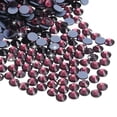 thumbnail image 1 of Uxcell 2880 Pcs Hotfix Rhinestones Flatback Crystal Glass Gems SS10 2.9mm Dark Purple, 1 of 5