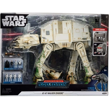 Jazwares Star Wars Micro Galaxy Squadron At-At Walker, Action Figures, Battle Pack