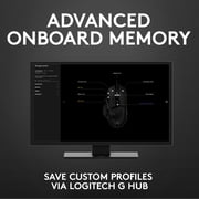 Logitech G502 X Wired Gaming Mouse - LIGHTFORCE hybrid optical-mechanical primary switches, HERO 25K gaming sensor, compatible with PC - macOS/Windows