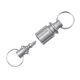 thumbnail image 2 of Titanium Release rápido llavero desmontable resistente a luz sólida portátil suave llaves de auto novedoso soporte para actividades al aire libre Gris, 2 of 9