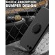 thumbnail image 4 of Funda de color sencillo para iPhone 7/8/7 Plus con soporte de anillo, placa metálica para carga magnética, diseño antigolpes y soporte giratorio de 360 grados., 4 of 5