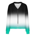 thumbnail image 5 of Chaqueta y abrigo informal de manga larga sin capucha para mujer, cárdigan cálido de moda con cremallera, chaqueta con cuello en V y manga larga, blusa para mujer, 5 of 5