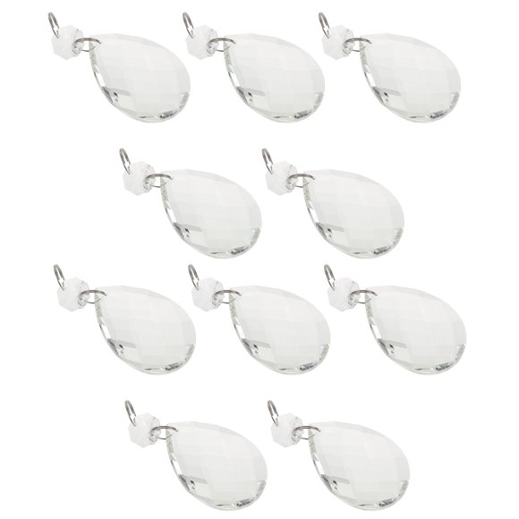 Greenadscape 10Ud Pendiente De Cristal Para Lámparas Colgantes Transparente