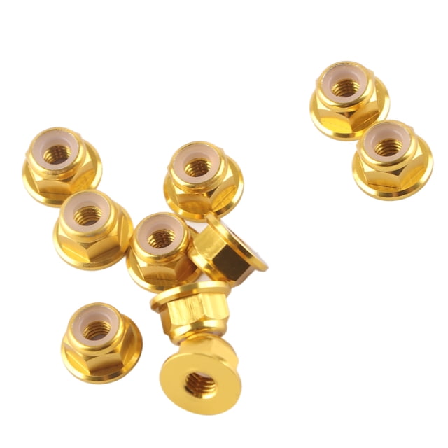 Lock Nuts Nylon Lock Nut 10Pcs/set for Wood Rock Climbing Holds use