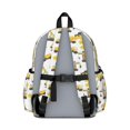 thumbnail image 3 of Excavator and Star White Pattern Backpack for School, Cute School Bag with Adjustable Shoulder Straps and Padded Back, 13.4"x11"x4.7", 3 of 5