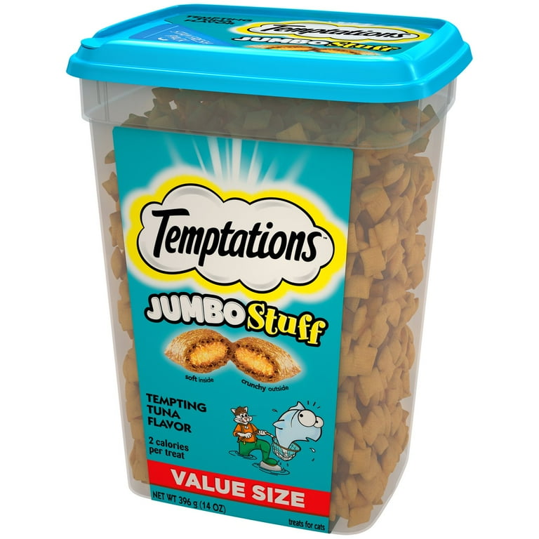 Temptations Jumbo Stuff Tempting Tuna Flavor Crunchy and Soft Cat