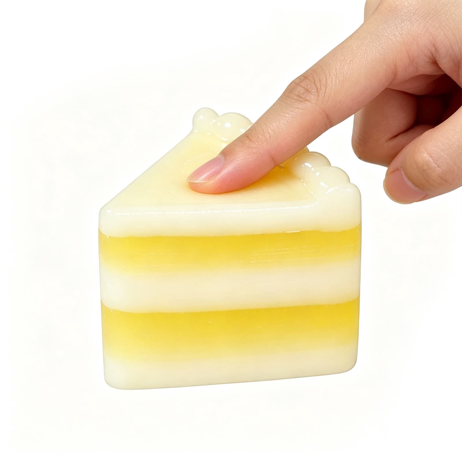 Fufafayo Cake Stress Ball 6cm Slow RisingToy, Cute Sensory Fidget Stress Reliever for Anxiety Relief, Soft Squeeze DecompressionToyfor Office Classroom, Stress Reducer Gift forKidsTeens Adults