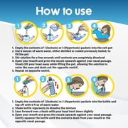 Ayr Saline Nasal Rinse Kit Ref 100 Count