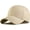 Khaki, variant on XXL 62-65cm Oversize Plain Baseball-Cap Structured Twill Hat for Big/Large Head