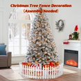 thumbnail image 5 of 36PCS Christmas Tree Fence Decorations - Xmas Indoor Outdoor Gate for Pet Garden Plastic Picket Fences Party Decor (Assembly Needed), 5 of 6