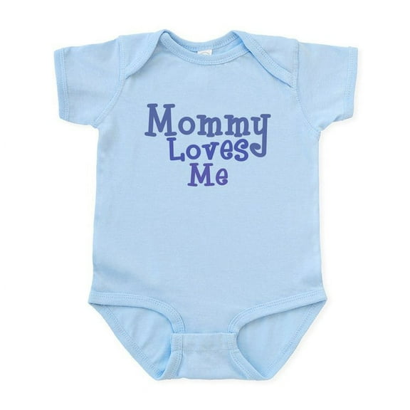 CafePress - Mommy Loves Me Infant Bodysuit - Baby Light Bodysuit, Size Newborn - 24 Months