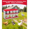 thumbnail image 4 of Yeshouse Nido para gallinas de 6, 8 y 10 agujeros, de acero galvanizado inoxidable, para gallinas, fácil de recoger y limpiar, 4 of 7