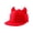 Children model-Red, variant on Parent Child Baseball Hat Adjustable Fashion Hat Outdoor Sports Hat Devil Horns for Outdoor Activity