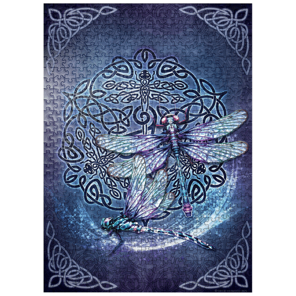 MyPuzzle - Celtic Dragonfly - Brigid Ashwood - Premium 500 Piece Jigsaw Puzzle for Adults