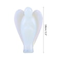thumbnail image 2 of Tebru 1.5inch Beautiful Natural Opal Angel Shape Crystal Healing Stone Gift, Opal Angel Figurine, Opalite Angel Crystal, 2 of 7