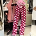 thumbnail image 4 of Pijama de Hello Kitty Y2k Sanrio para mujer, pantalones Kawaii de lana con dibujos animados, ropa informal para el hogar, vestido de Halloween, 2024, 4 of 5