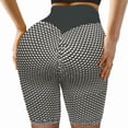 thumbnail image 1 of Women Butt Lift Workout Shorts Textured High Waist Scrunch Booty Yoga Shorts Control Leggings, 1 of 7
