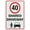 Warning Sign 2, variant on Shared Driveway 40Km Speed Limit Sign Warning Tin Sign 8"x12", Home Kitchen Farm Garden Garage Wall Decor, 40Km Shared Driveway Marker