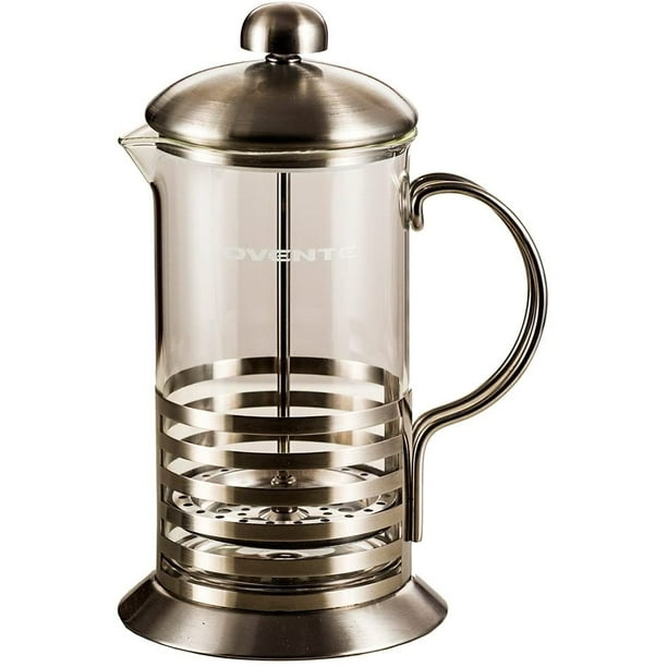 Ovente French Press Coffee and Tea Maker 34 Ounce with Triple Filter