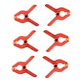 thumbnail image 1 of 6 Pcs Pinces à Ressort en Plastique Nylon de 2 Pouces pour Arrière-Plan de Photographie, Clips en A, Rouge, 1 of 8
