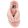 thumbnail image 4 of Brinley Co. Women's Soft Faux Fur Slip On Slippers, 4 of 6