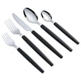 thumbnail image 2 of Mainstays 49-Piece Flatware Set with Black Stainless Steel and Organizer Tray Service for 8, 2 of 16