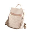 thumbnail image 3 of yuksok Backpack Purse Adjustable Shoulder Strap Rucksack for Ladies Working Camping Khaki, 3 of 9