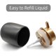 thumbnail image 3 of Unique Modern Soap Dispenser, Face-Shaped Ceramic Bottle with Rust Proof Gold Matte Pump, Decorative Lotion Dispenser, 3 of 5