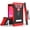 Red, variant on TRI-SHIELD RUGGED CASE COVER with MAGNETIC KICKSTAND + BELT CLIP HOLSTER + LANYARD STRAP FOR LG V20 PHONE (VS995, LS997, H918, US996, 6505A, H990, F800)