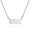 Silver 000, variant on Dainty Number Pendant Necklace Stainless Steel Choker 000 1111 111 222 333 444 555 666 777 888 999 Numerology Jewelry Gift for Women