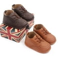 thumbnail image 5 of Godom Boys Shoes Mesh Sneakers Casual Dress Lace-Up Lightweight Walking Shoes Running Shoe, 5 of 7