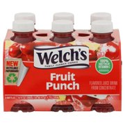 Welch's Fruit Punch Juice Drink 10 oz Bottles - 6 pk (Pack of 1)