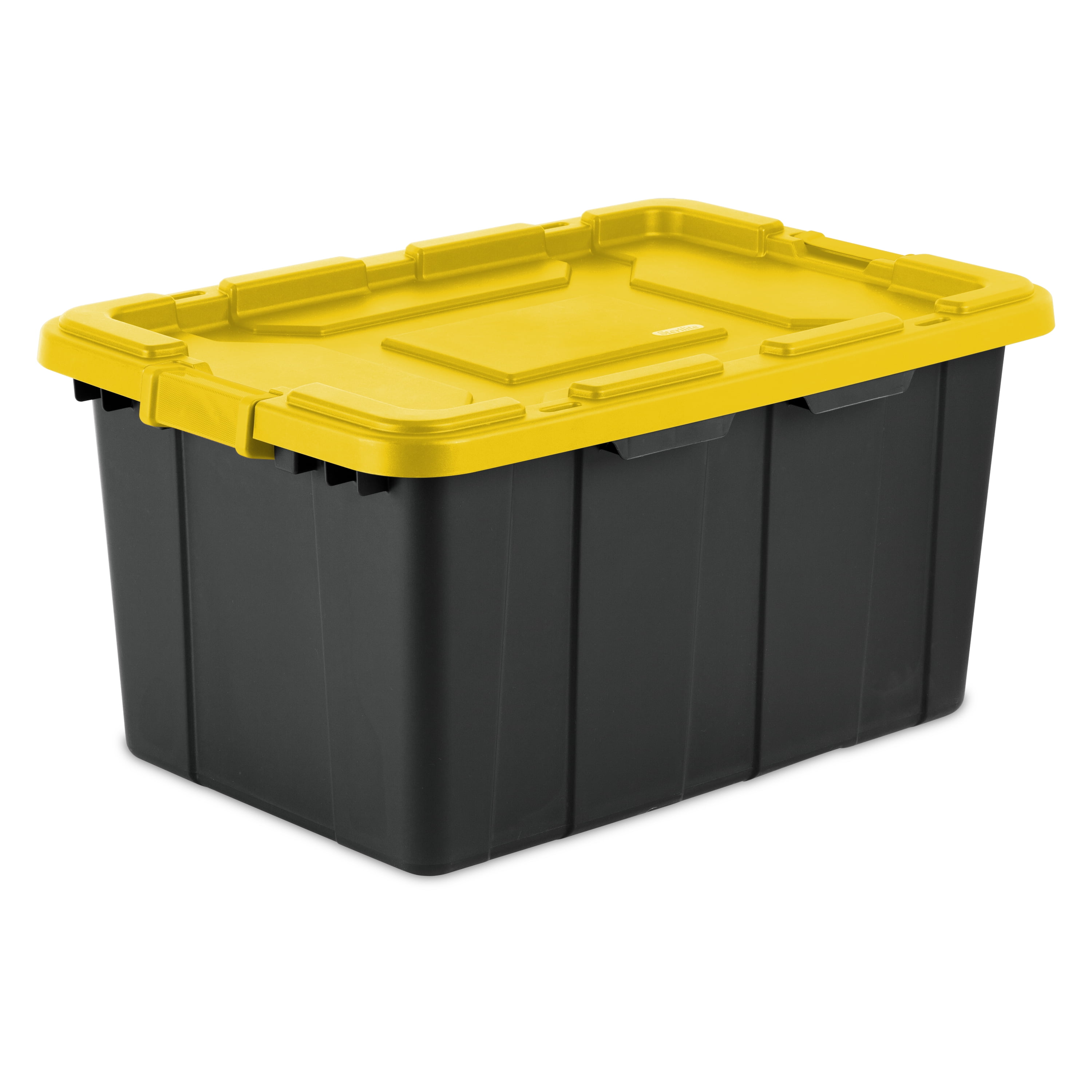 Sterilite, 27 Gal. 102 L Industrial Tote, Yellow Lily by Sterilite