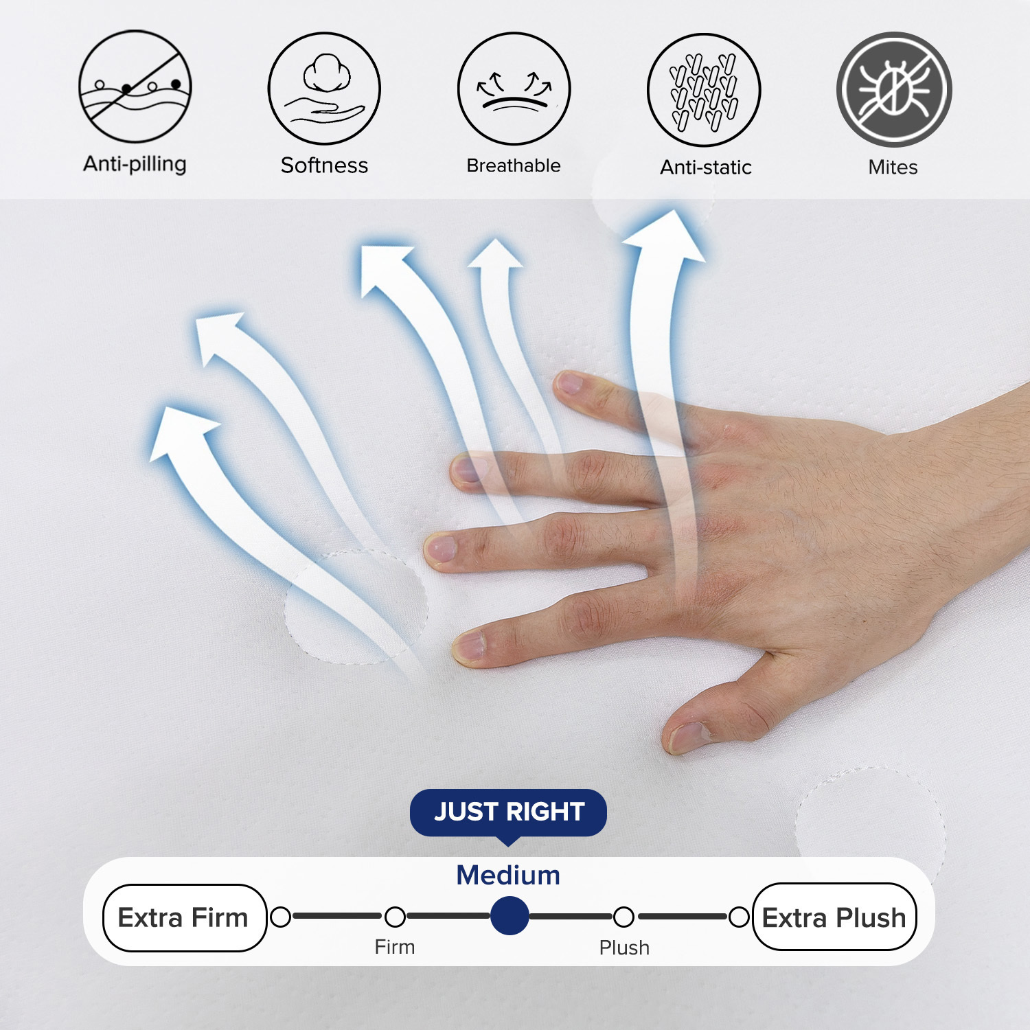 Babo Care King Mattress,12 Inch Medium Hybrid Mattress,Cooling Gel Memory Foam with Individually Pocket Springs,Mattress in box,CertiPUR-US