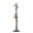 Black-Round Base, variant on Solid Wood Coat & Hat Rack, Dark Walnut, 3-Leg Base, Freestanding Tree Shape with 11 Hooks for Bedroom Office Entryway