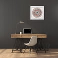 thumbnail image 3 of Reeves, Tom 12x12 White Modern Wood Framed Museum Art Print Titled - Round Tribal I, 3 of 4